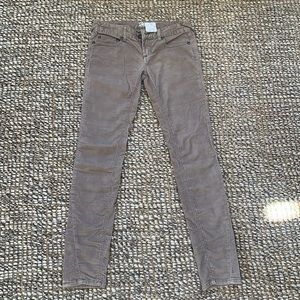 Free people skinny corduroy jeans